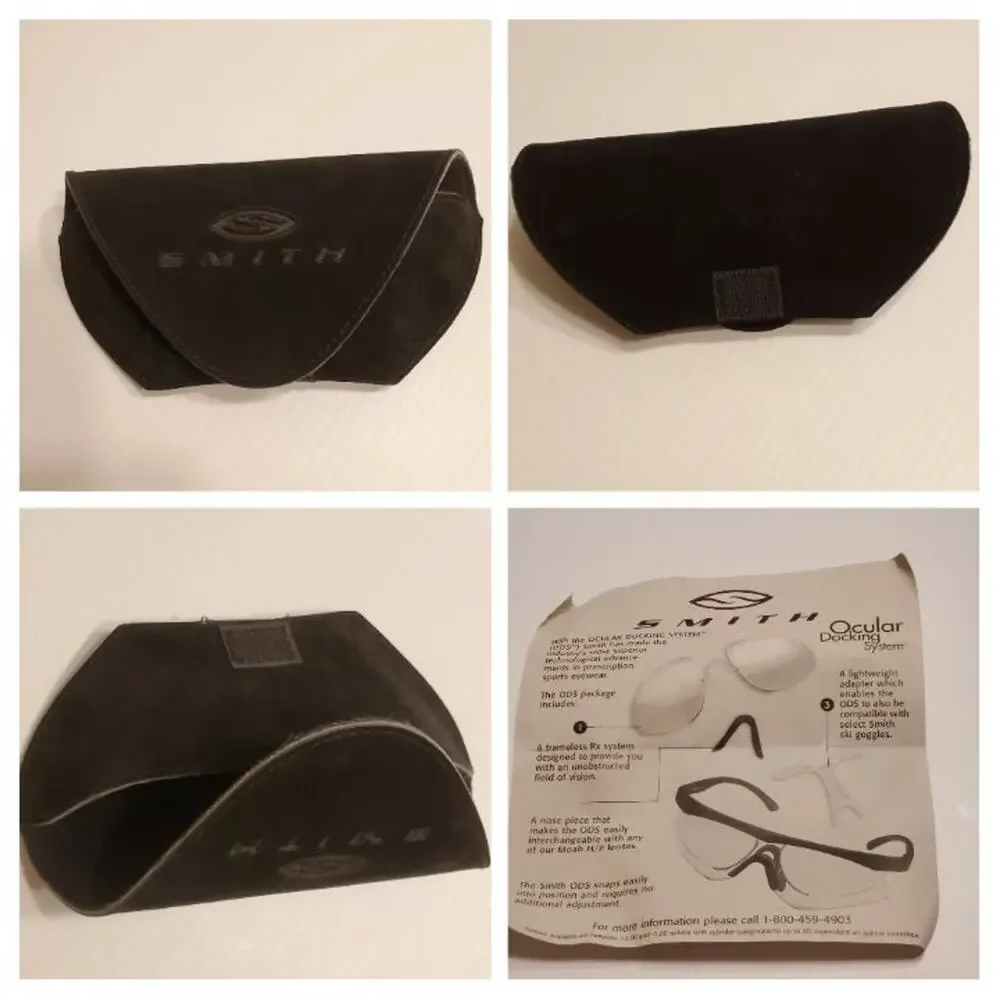 SMITH OCULAR DOCKING SUNGLASSES SYSTEM Case and 2 sets of extra lenses